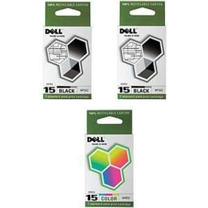  Dell Series 15 OEM Combo Pack  2 X Single Black Ink 