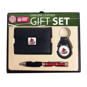  Louisville Trifold Wallet Key Fob and Pen Gift Set Sports 