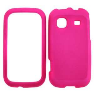 GTMax Rubberized Hard Snap On Cover Case   Hot Pink for Sprint Samsung 