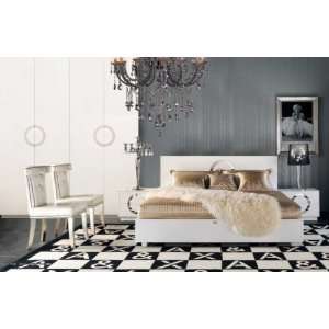  Vig Furniture Armani Xavira Queen Lacquer Bed