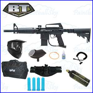 BT4 BT Omega Black Paintball Marker Gun Sniper MEGA PACKAGE  