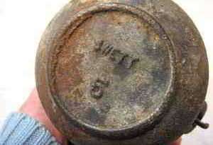 Antique Cast Iron Swett N0. 5 Cauldron Melting Pot  