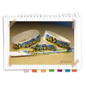   Sand Castles Pattern Wristbands for Events, Patron