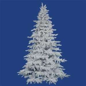   56 White Spruce Flocked Christmas Tree, Unlit: Home & Kitchen