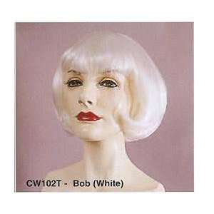  Garland Costume Wig..Bob (White): Office Products