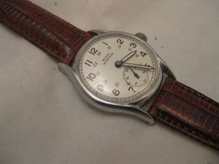 1943 MIMO 24HR GERMAN MILITARY WATCH WITH HAVANA TEJU QUICK RELEASE 