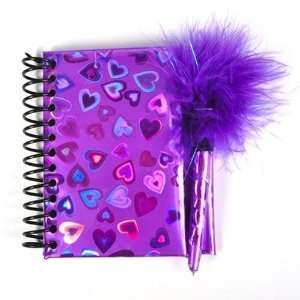  Purple Notebook and Pen Set Toys & Games