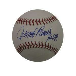  Autographed Johnny Bench MLB Baseball Inscribed HOF 89 