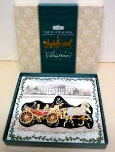 2001 CHRISTMAS ORNAMENT THE WHITE HOUSE HISTORICAL ASSOCIATION IN BOX 