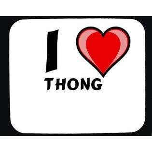 SHOPZEUS I Love Thong Decorated Mouse Pad 