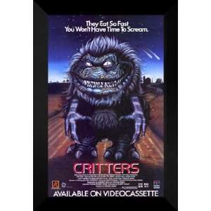  Critters 27x40 FRAMED Movie Poster   Style C   1985