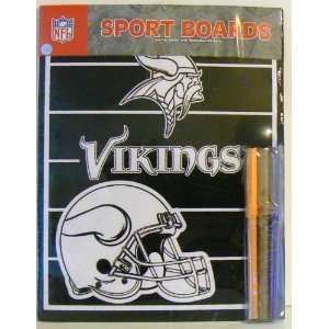  NFL Minnesota Vikings Team Sport Board / Coloring Board 