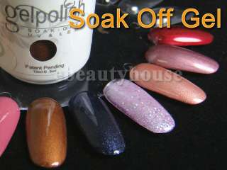   ml Nail Art Soak Off Glitter Color UV Gel Polish UV Lamp #626  