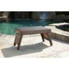 RST Outdoor Red Star Traders Lounger Side Table in Espresso