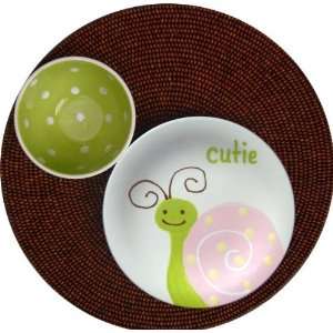  Snail Personalized Ceramic Plate 