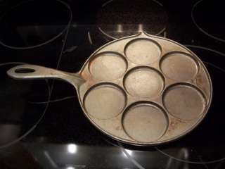 JOTUL Cast Iron Aebleskiver Muffin Biscuit Pancake Pan / Made in 