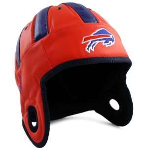  NFL Buffalo Bills Faux Leather Helmet Head (Red): Sports 