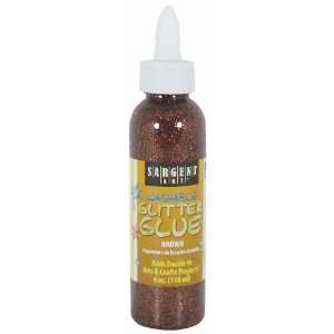  Sargent Art 22 1888 4 Ounce Brown Washable Glitter Glue 