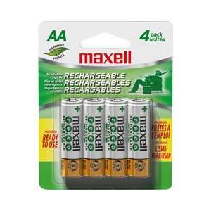 com Maxell 4PK MAXELL RE CO NI MH AAE BATTERIES (2100MAH) (Batteries 