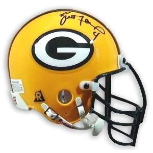 Brett Favre Signed Packers Mini Helmet 