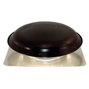   Galvanized Steel Dome and Flange Roof Vent, Black
