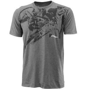  THOR CROSSED UP TEE CHARCOAL SM Automotive