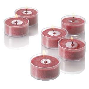  Red Apple Cinnamon Clear Cup Tealights Set of 100: Home 