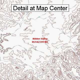   Map   Hidden Valley, Arizona (Folded/Waterproof): Sports & Outdoors
