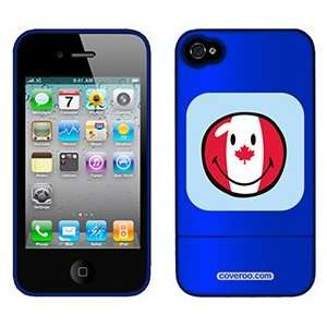  Smiley World Canadian Flag on Verizon iPhone 4 Case by 