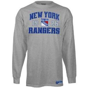  Reebok New York Rangers Validation Long Sleeve T Shirt 