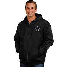 Pro Line Dallas Cowboys Woven Dobby Tonal Plaid Jacket   
