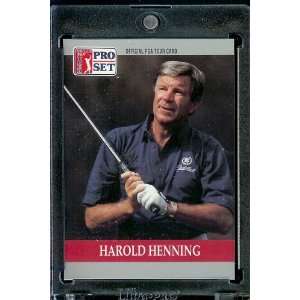 1990 ProSet # 76 Harold Henning Rookie PGA Golf Card   Mint Condition 