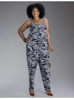 LANE BRYANT   Zebra print jumpsuit customer reviews   product reviews 