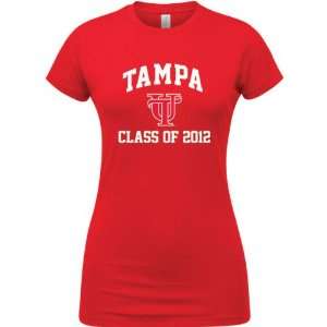 Tampa Spartans Red Womens Class of 2012 Arch T Shirt:  