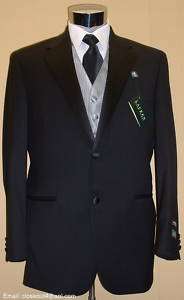 NEW RALPH LAUREN Tuxedo FREE Vest & Bow 44 Long 44L Tux  