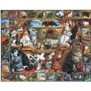  World of Cats   1000 Piece Puzzle, Features every breed of 