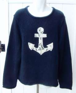 Ralph Lauren Mens RRL anchor sweater large $360 nwt  