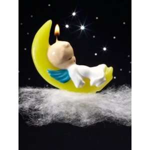  Angel on the Moon Candles (Package of 2)