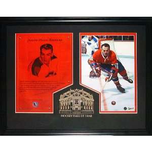   Canadiens Henri Richard Hall Of Fame Etch Mat