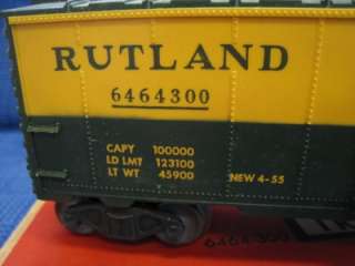   LIONEL RUTLAND POST WAR RAILROAD TRAIN SET CAR W/ CORRECT BOX  
