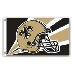 New Orleans Saints NFL 3x5 Feet Indoor/Outdoor Flag/Banner:  