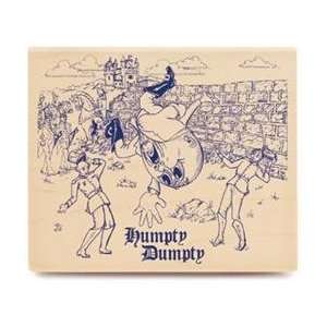 Humpty Dumpty Wood Mounted Rubber Stamp