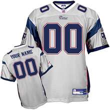Reebok New England Patriots Customized Authentic Alternate Jersey(48 