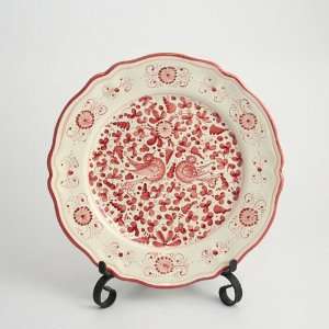  Deruta Italian Ceramic Plate in Pink