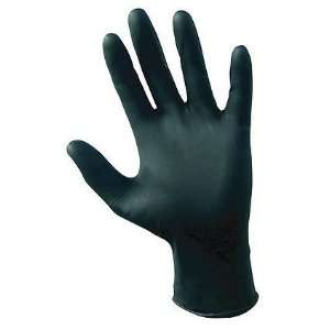   Black Nitrile Disposable Gloves   Large (100 Gloves per Box) Home
