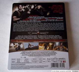 The Expendables   Limited Steelbook   Blu ray   FSK 18  