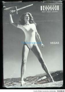 WOLFORD Vegas Cotton Velvet Damen Body Kurzarm Bodysuit Large 44 46 