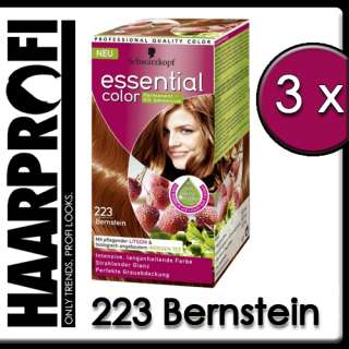 Schwarzkopf Essential Color Haarfarbe 223 Bernstein  