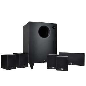  JVC SX W655B 6 Piece 5.1 Channel Surround Sound Speaker System 