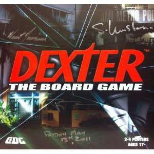  Dexter Board Game   Autographed Toys & Games